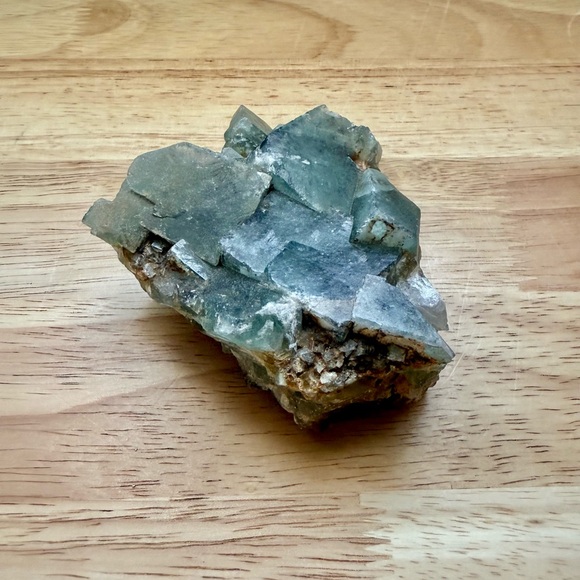 Green Fluorite Crystal Cluster - Picture 3 of 7